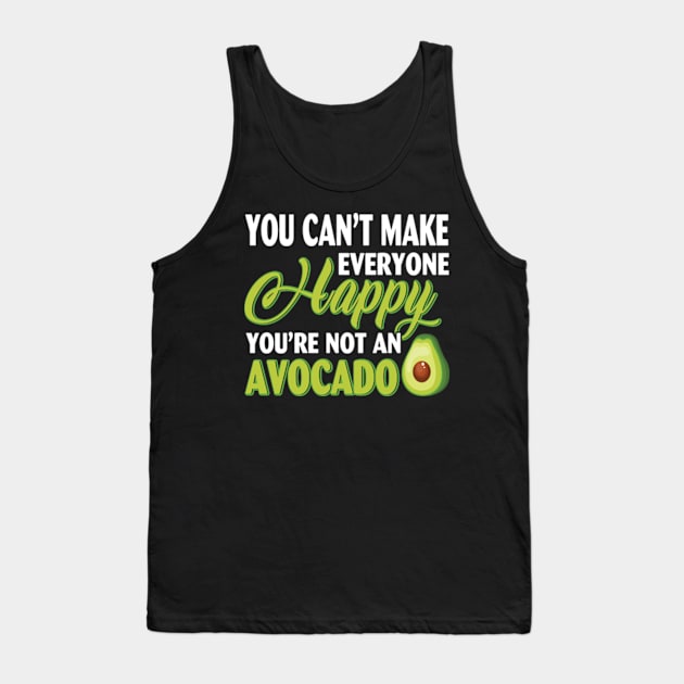 You Are Not An Avocado Shirt, Funny Avocado Tank Top by AstridLdenOs